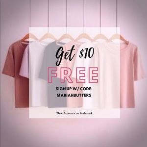 New to poshmark? Sign up and get $10. Use my code